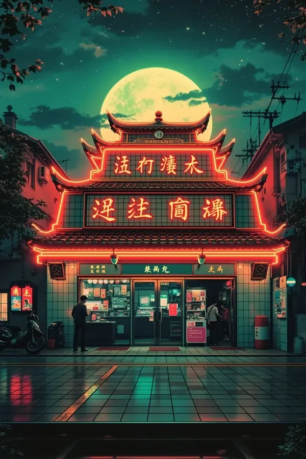南方车站的月亮 电影海报